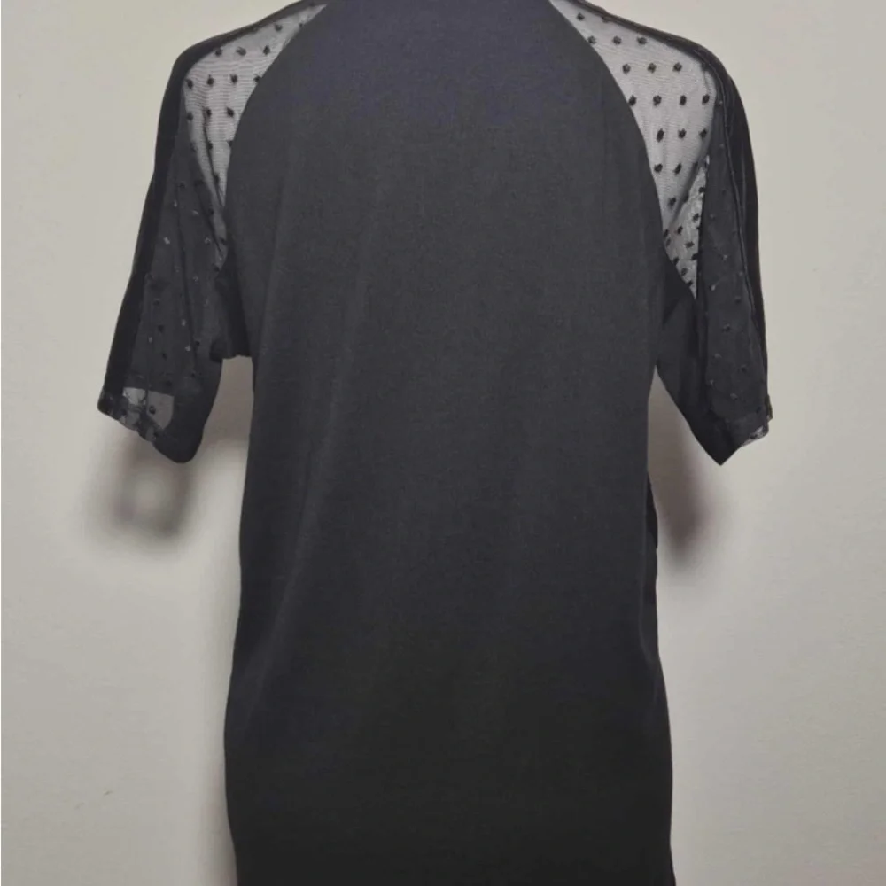 Maje Black Velvet Top - Picture 4 of 5